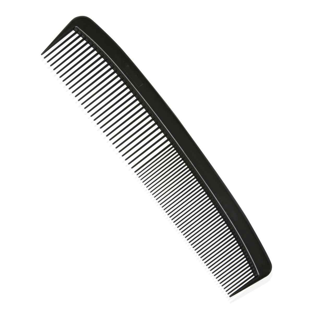 Medline Classic Plastic Comb, Black, MDS137007, 7" - Case of 144